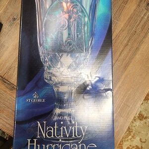 St George Nativity Hurricane Lead Crystal